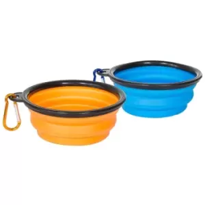 Trespaws Sippy Collapsible Dog Bowl Assorted