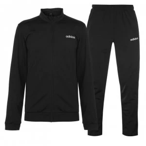 adidas Mens Essentials Basics Tracksuit - Black/Wht