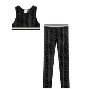 Boss Bra Legging Set - Black