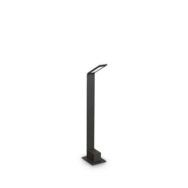 Agos Integrated LED Outdoor Short Bollard Anthracite Grey 670Lm 3000K IP54