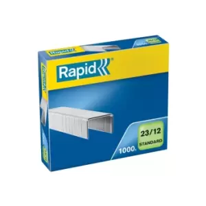 Rapid Standard Staples 2312 1000 - Outer carton of 10