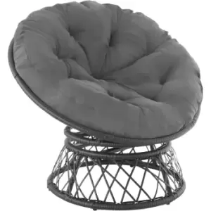 Gargano Rattan Chair - black