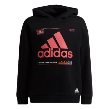 adidas ARKD3 Hoodie Kids - Black / White / Multicolor