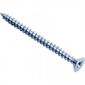 Forgefix Multi Purpose Zinc Plated Screws 4mm 60mm Pack of 200