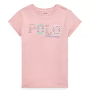 Polo Ralph Lauren Polo Ralph Lauren Print Logo T-Shirt Junior Girls - Pink