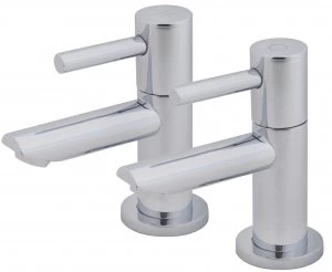 Wickes Mirang Basin Taps - Chrome