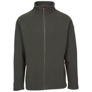 Trespass Mens Steadburn Fleece Jacket (XXS) (Olive)