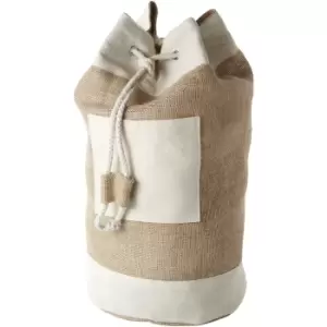 Bullet Goa Jute Sailor Bag (36.5 x 46 x 18.5cm) (Natural)