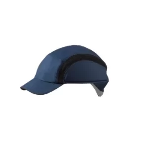 Airpro Reduced Peak Navy Blue Baseball Bump Cap S38NBRP