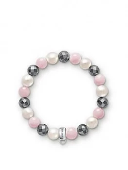 Thomas Sabo Charm Club Hematite Stone Bracelet, One Colour, Women