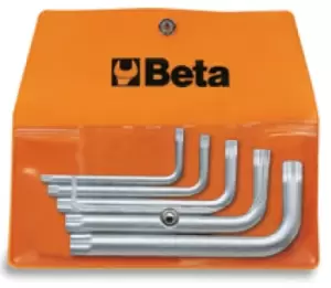 Beta Tools 98 XZN/B5 5pc Offset Triple Square / XZN Key Wrench Set 000980650