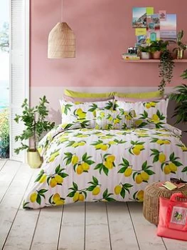 Skinny Dip Skinny Dip Summer Lemon Duvet Set - Sb