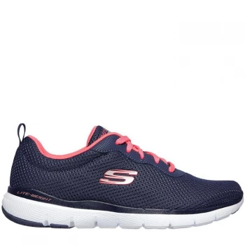 Skechers Flex Appeal 3 Trainers Ladies - Slate/Pink