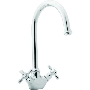 Wickes Angara Mono Mixer Kitchen Sink Tap Chrome