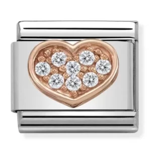 Nomination CLASSIC Rose Gold Symbols Heart Charm 430302/13