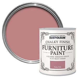 Rust-Oleum Dusky pink Chalky effect Matt Furniture Paint 750ml