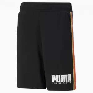 PUMA Alpha Youth Shorts, Black, size Small, Clothing