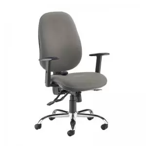 Jota ergo 24hr ergonomic asynchro task chair - Slip Grey