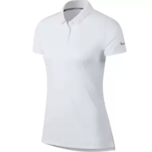 Nike Womens/Ladies Dry Fit Polo Shirt (L) (White)