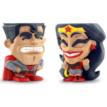 Cryptozoic DC Comics Red Son Superman and Wonder Woman 2-Pack Teekeez Figures - Free Comic Book Day 2019 Exclusive