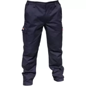 Result - Mens Stretch Work Trousers / Pants (34inch Long Length) (40') (Navy Blue) - Navy Blue