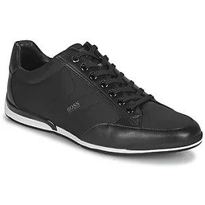 Hugo Boss Saturn Low Profile Nylon Trainers Black Size 6 Men