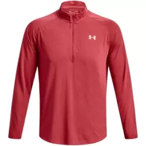 Under Armour Streaker Half Zip Top Mens - Red