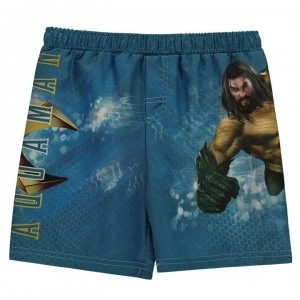 Character Board Shorts Infant Boys - Aqua Man