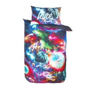 Hype Insane Space Duvet Cover Set (Single) (Multicoloured)