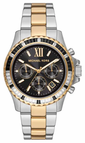 Michael Kors MK7209 Everest Two Tone Black and White Watch