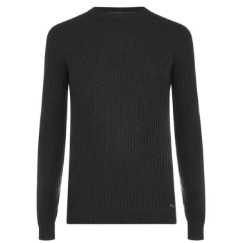 Kangol Knit Jumper Mens - Charcoal