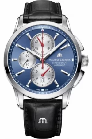 Mens Maurice Lacroix Pontos Automatic Chronograph Watch PT6388-SS001-430-1