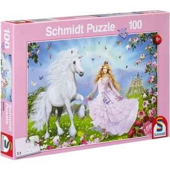 Schmidt The Unicorn Princess Jigsaw Puzzle - 100 Pieces