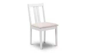 Julian Bowen Rufford Ivory Wooden Dining Chair