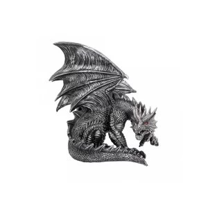 Obsidian Dragon Figurine