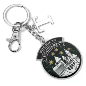 Harry Potter Personalised Hogwarts Keyring T Initial