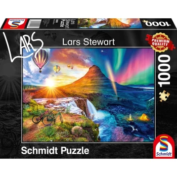 Schmidt Lars Stewart: Island - Night & Day - 1000 Pieces