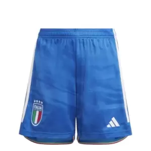 adidas Italy Home Shorts 2023 Junior - Blue