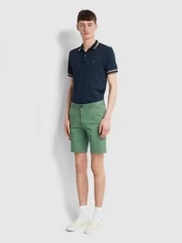 Farah Washed Chino Short - Green, Size 30, Men