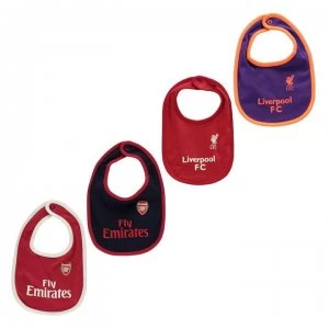 Team Football 2pk Bibs Babies - Arsenal