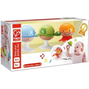 Hape Stay-Put Rattle Set