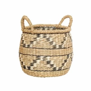 Sass & Belle Seagrass Zig Zag Basket