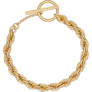 Ted Baker Lillian Logo Rope Fine Chain Bracelet