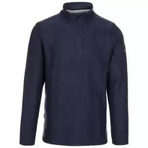 Trespass Mens Taddingley Half Zip Sweatshirt (M) (Navy)