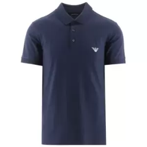 Emporio Armani Loungewear Navy Short Sleeve Polo Shirt