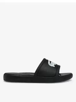 Lacoste L.30 SLIDE 0922 1 CUC BLK/WHT, Black/White, Size 10 Younger