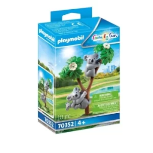 Playmobil Family Fun Koalas with Baby Playset