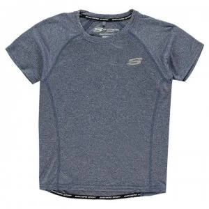 Skechers Poly T Shirt Junior Boys - Denim