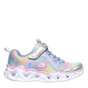 Skechers HL Rainbow Child Girls Trainers - Metallics