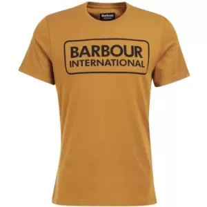 Barbour International Essential Large Logo T-Shirt - Brown